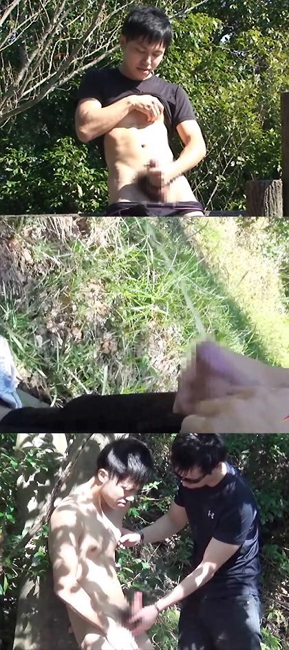 露出オナニーしていたら見つかって…｜サンプル1