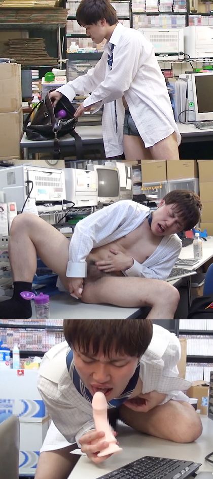 爽やかサラリーマンの残業オナニー☆｜サンプル1