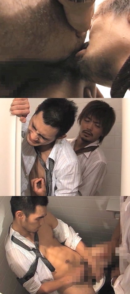上司と部下が勤務中にこっそりトイレFUCK｜サンプル2