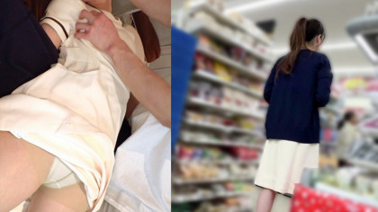 口マ○コにイラマ！ポニテエステ嬢を拉致って激ピス██種付け｜サンプル画像2