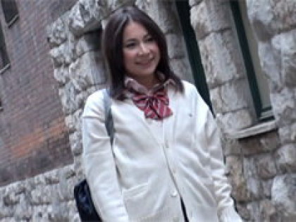 青い目の制服ガール5人！生ハメ中出し交流♪｜サンプル1