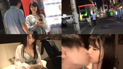 ビジネス対応の爆乳立ちんぼ娘を満足させてみた｜サンプル画像1