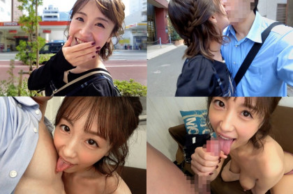 八重歯を見せニコニコ♪彼氏とレスなスタイル抜群娘の浮気｜サンプル画像1