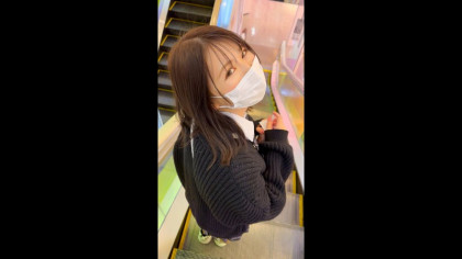 彼氏の言いなりSEX☆色白な黒髪パイパン娘のカップルハメ撮り｜サンプル画像1