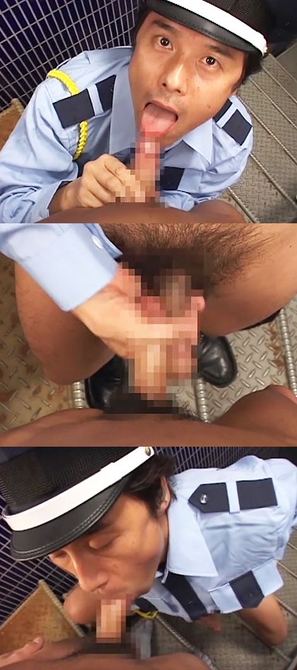 オトコの妄想 先輩ガードマンのオナホ責めでイカされたい☆｜サンプル1