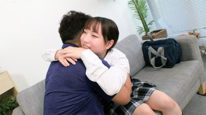 おっぱい吸わせてチ○ポをシコシコ♪JKがおじ相手にバブみSEX☆｜サンプル画像1