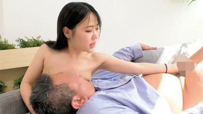 おっとりJKがオジサンを甘やかす！対面座位中に頭をよしよし♪｜サンプル画像4