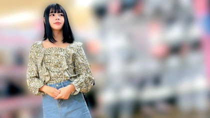 上も下もハメられ串刺し！黒髪娘が男2人に襲われ中出し███｜サンプル画像1