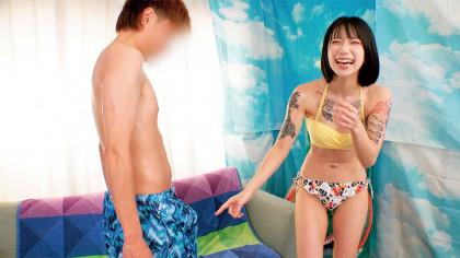 なんでもノリノリなタトゥー娘が楽しそうに童貞も奪っちゃう♪｜サンプル画像3