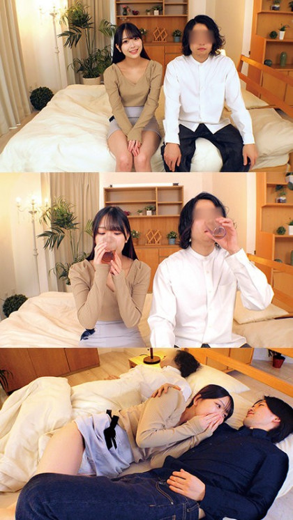 眠る彼氏の真横で女性風俗体験☆凄テクで黒髪娘の理性崩壊！｜サンプル画像1