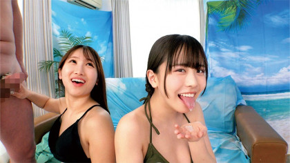 寝取られるのを見ながら寝取り!?水着カップルスワッピングゲーム｜サンプル画像3