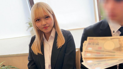 ｢もう挿れていいですか？｣新卒の金髪娘がエロミッションに挑む｜サンプル画像2
