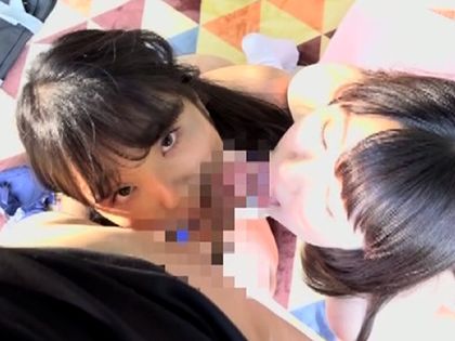 下校中の田舎娘をナンパ☆東京では普通の事とダマして青姦｜サンプル4