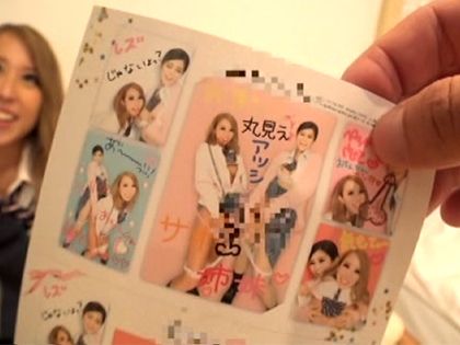 エロプリを撮っているJKをナンパ☆謝礼で釣ってノリノリSEX｜サンプル2