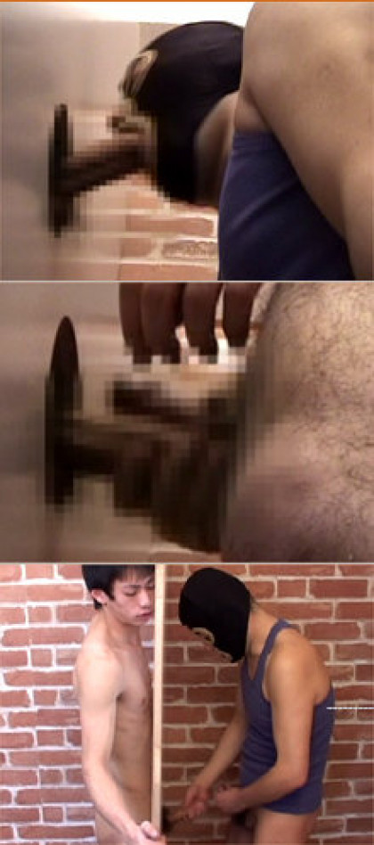 ツイタテ越しのチ○ポしゃぶり合い｜サンプル2