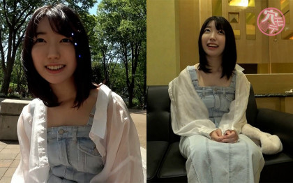 清楚に見えて性欲強め☆チ○コ大好きな黒髪娘をバックでガン突き｜サンプル画像1