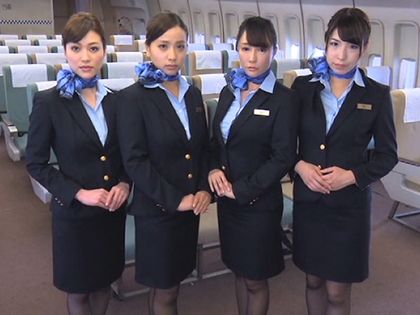 オマ○コ航空 またがりサービス☆黒人メガチ○コ国際線｜サンプル1