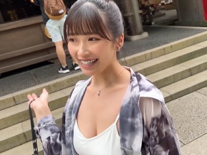 就活終わりのカップルが江の島で中出しハメ撮りデート♪｜サンプル画像1