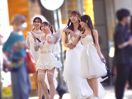 結婚を夢見ていた乙女たちが純白ドレスを脱がされ███｜サンプル画像1