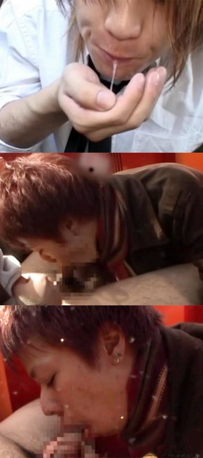 2人の男子が車内や野外でご奉仕フェラ｜サンプル2