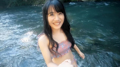 彼女と夏デート☆川辺のテントでこっそりイチャハメ｜サンプル画像1