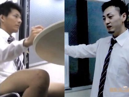 もっこりブリーフ会社☆上司の熱血アナル指導