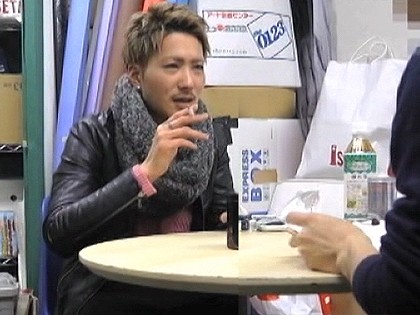 刺青ボクサーをエロ面接 ゾウさんパンツにドロッと射精