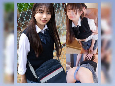 学校サボって彼氏の元へ♪昼間から制服エッチしちゃうパイパンJK