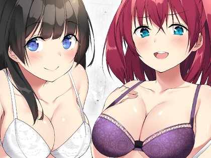 ビッチギャル二人とエッチなお勉強会 〜勉強を教える代わりに家でも外でも絞られるうぅっ！〜