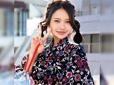 高身長スレンダー娘が浴衣姿で野球拳！負けたらハメられちゃう!?