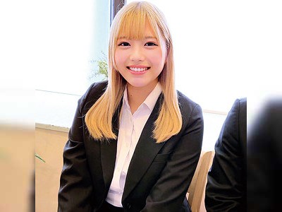 ｢もう挿れていいですか？｣新卒の金髪娘がエロミッションに挑む