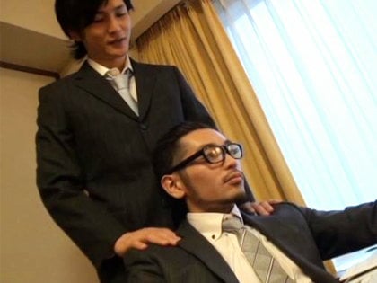 仕事終わりにサラリーマンがズブズブ雄SEX