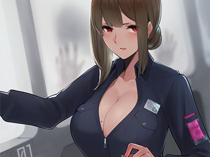 家畜射精 お姉さんの指示でイク工場見学会