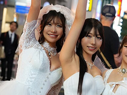 結婚を夢見た純白ドレス！4Pで男たちに穢され無許可中出し