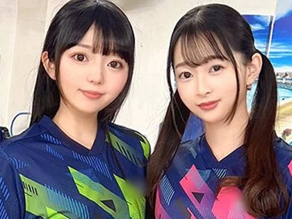 かわいい子と特別練習日！打ち上げでエロトークから乱交SEXに☆