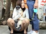 犬の散歩中に「カワイイ」と寄ってきた女の子が痴女だった☆