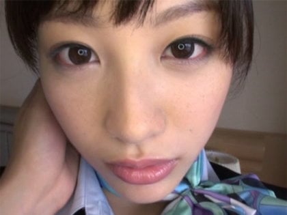 制服姿の新人CAが貴方だけに肉体サービス